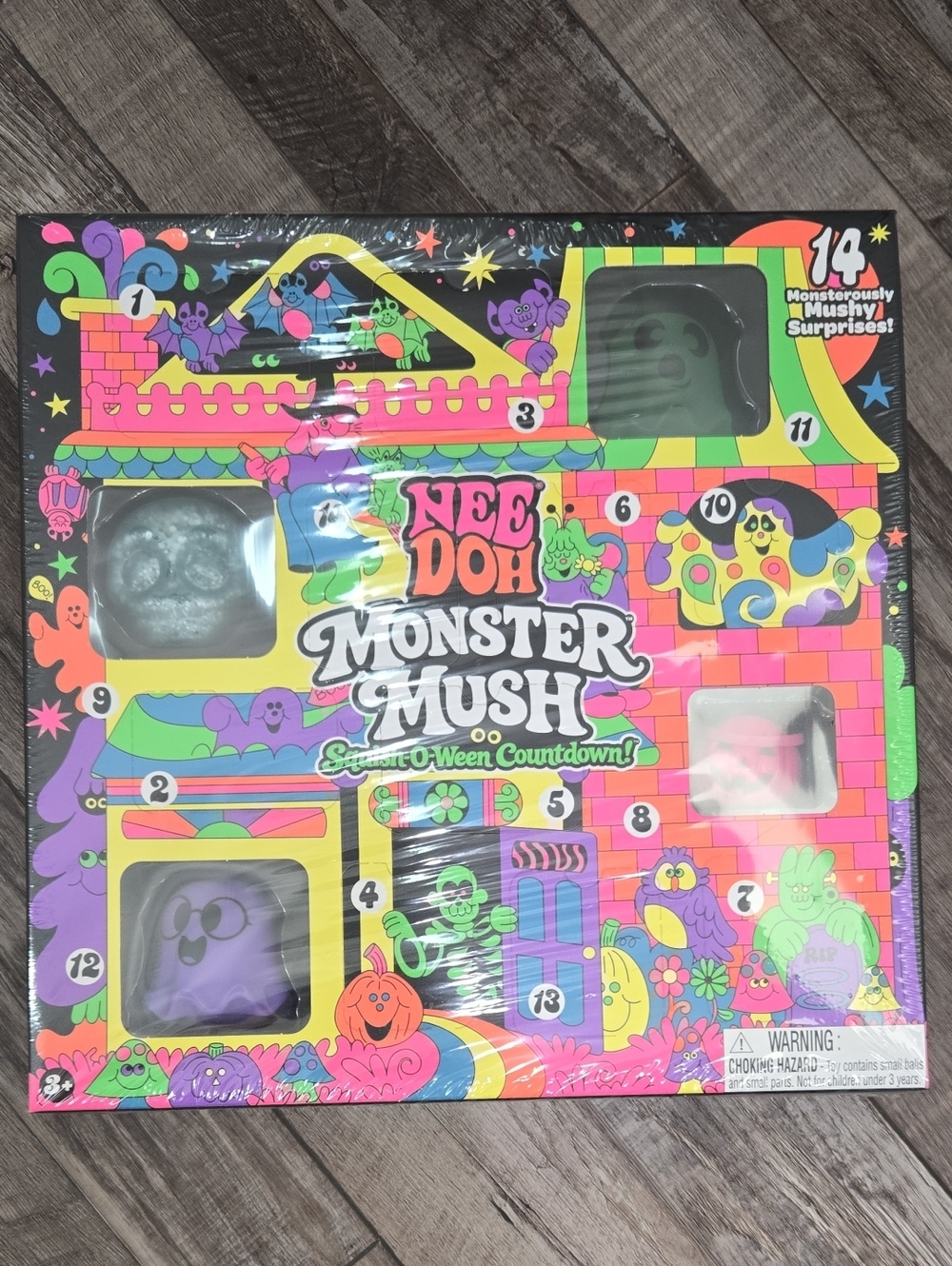 New Needoh Monster Mush Kids Toy Set - Neon Multicolor - Picture 3 of 3